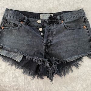 Free People jean shorts